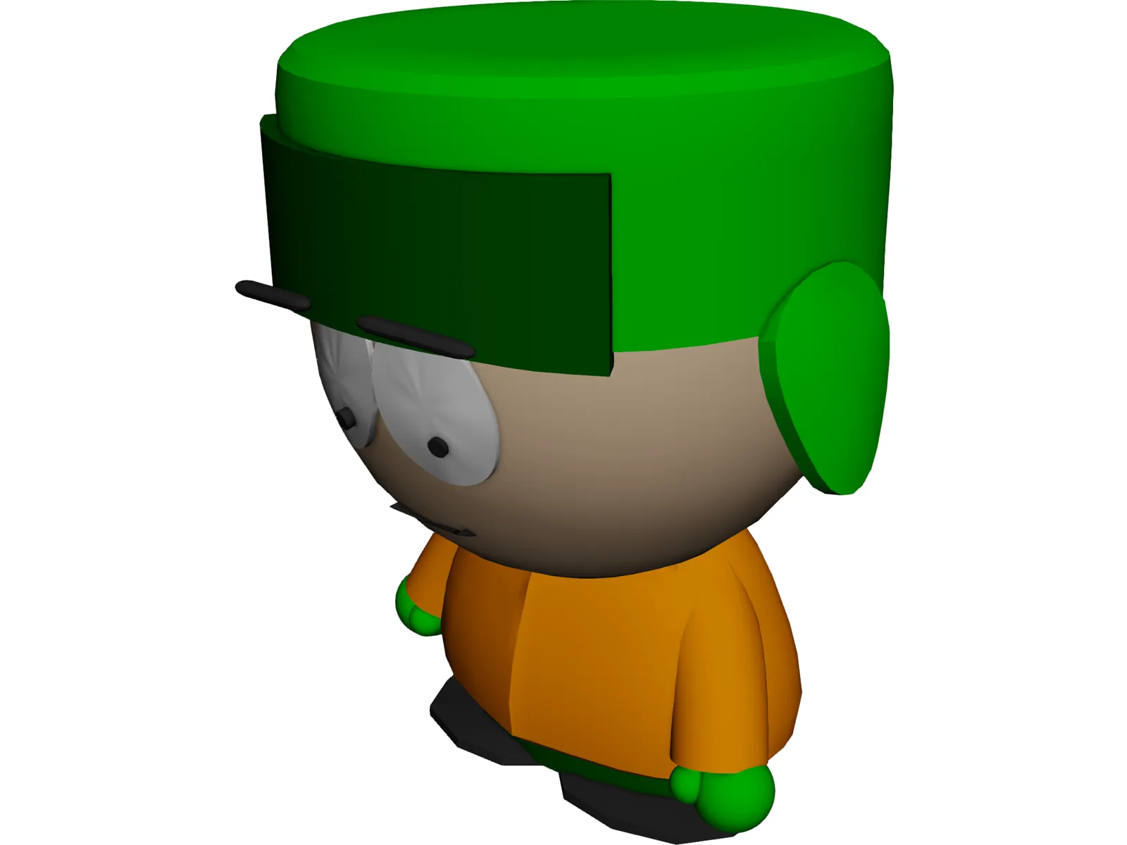 South Park Kyle 3D Model main preview