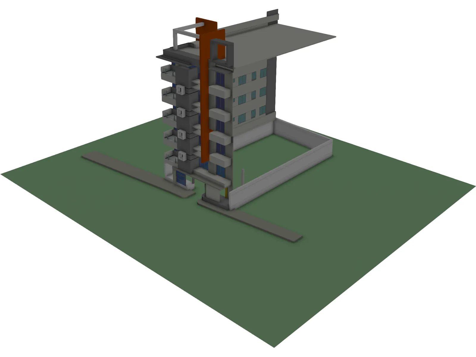 Apartment 3D Model main preview