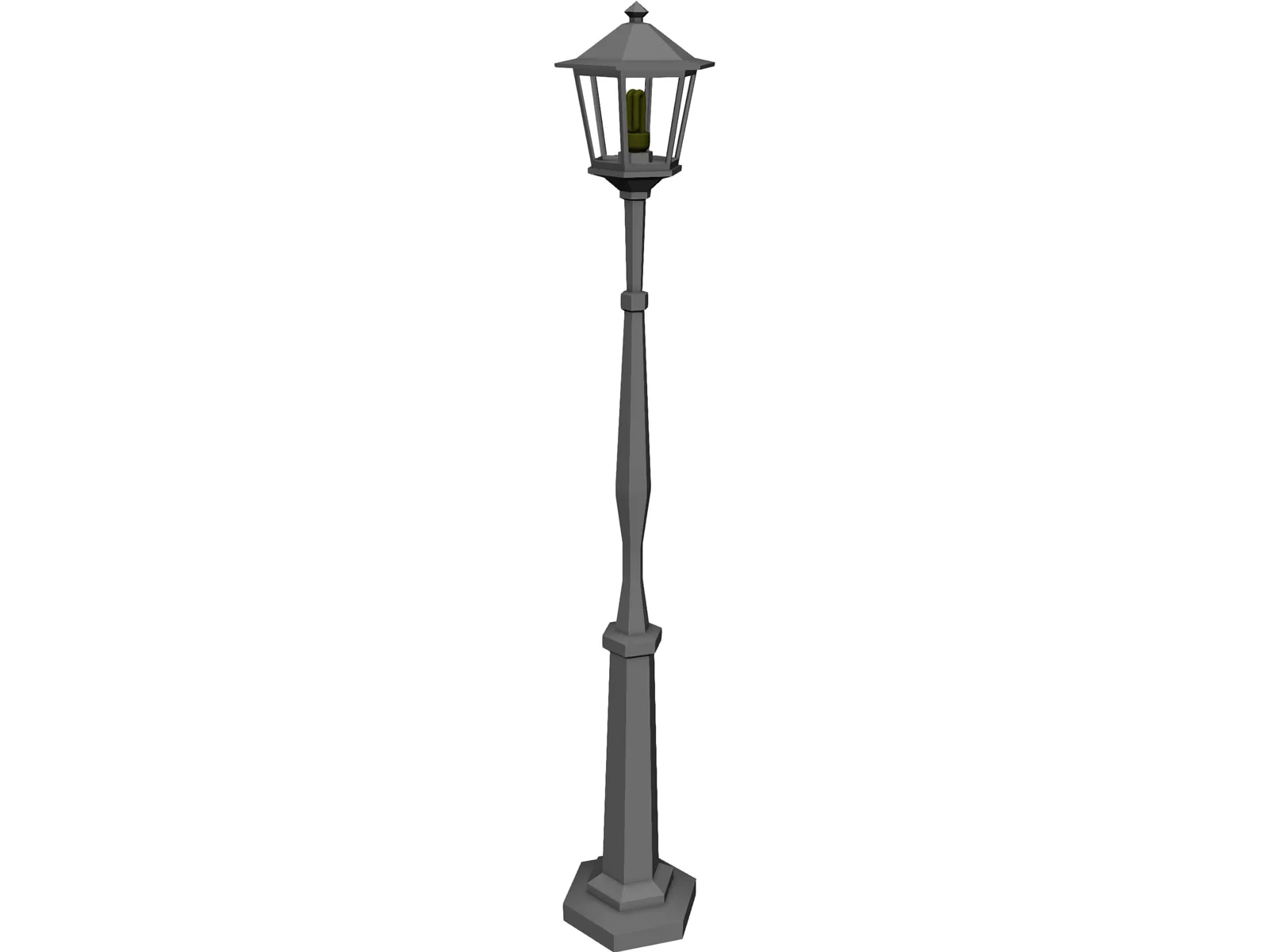 Streetlamp 3D Model main preview