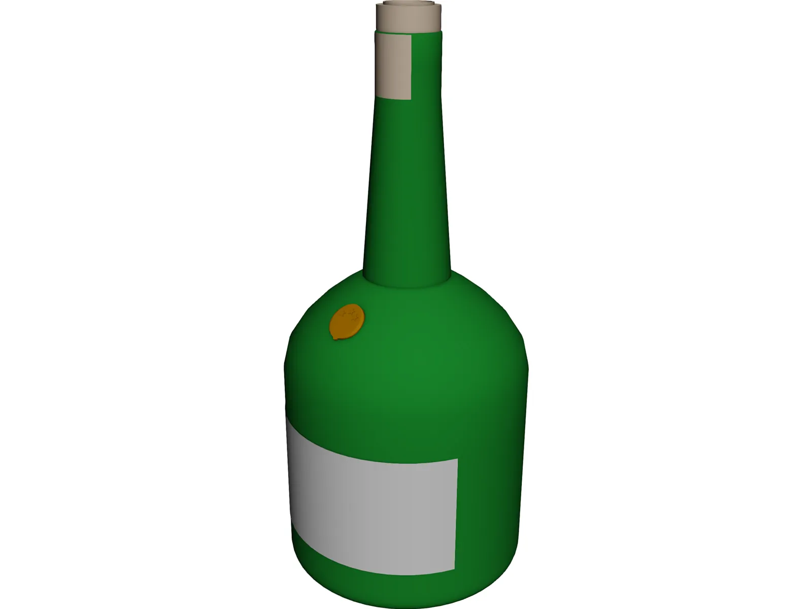 Bottle 3D Model main preview