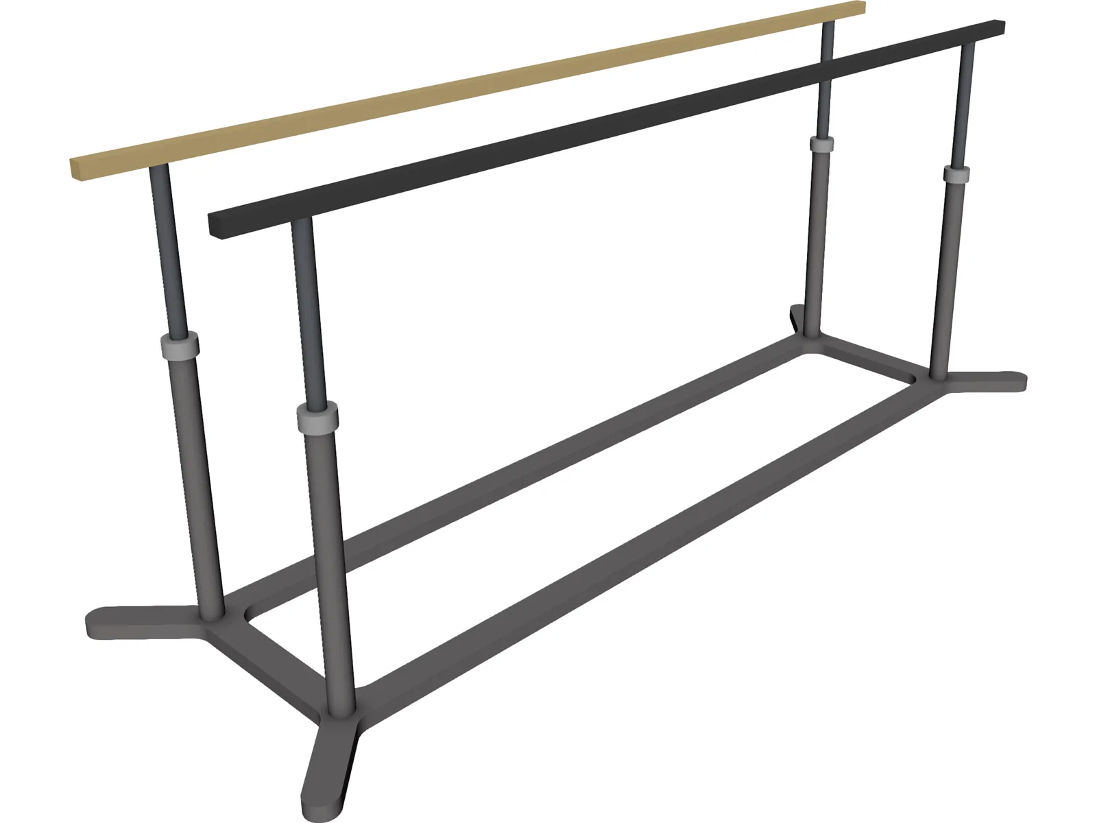 Parallel Bars 3D Model main preview