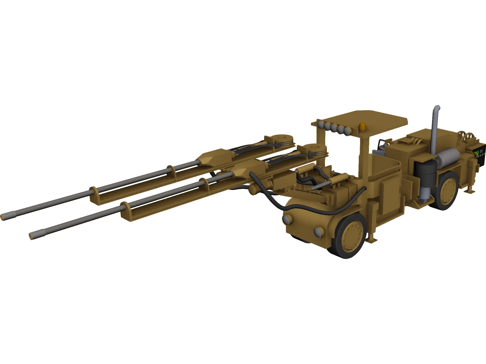 Mining Turck 3D Model main preview
