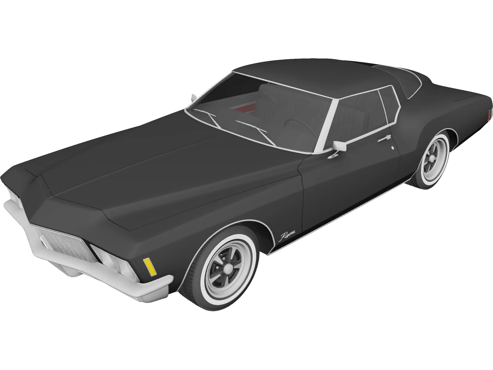 Buick Riviera (1971) 3D Model main preview