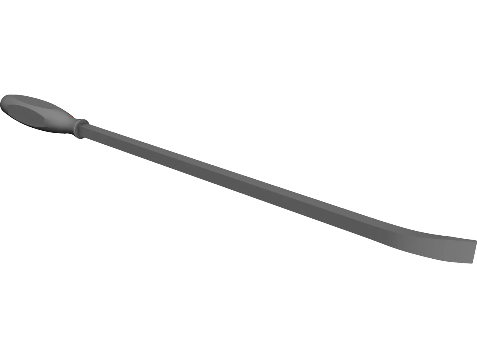 Pry Bar 18 inch 3D Model main preview