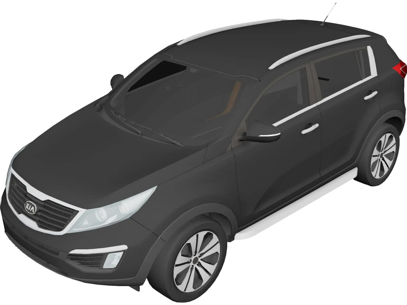Kia Sportage (2010) 3D Model main preview