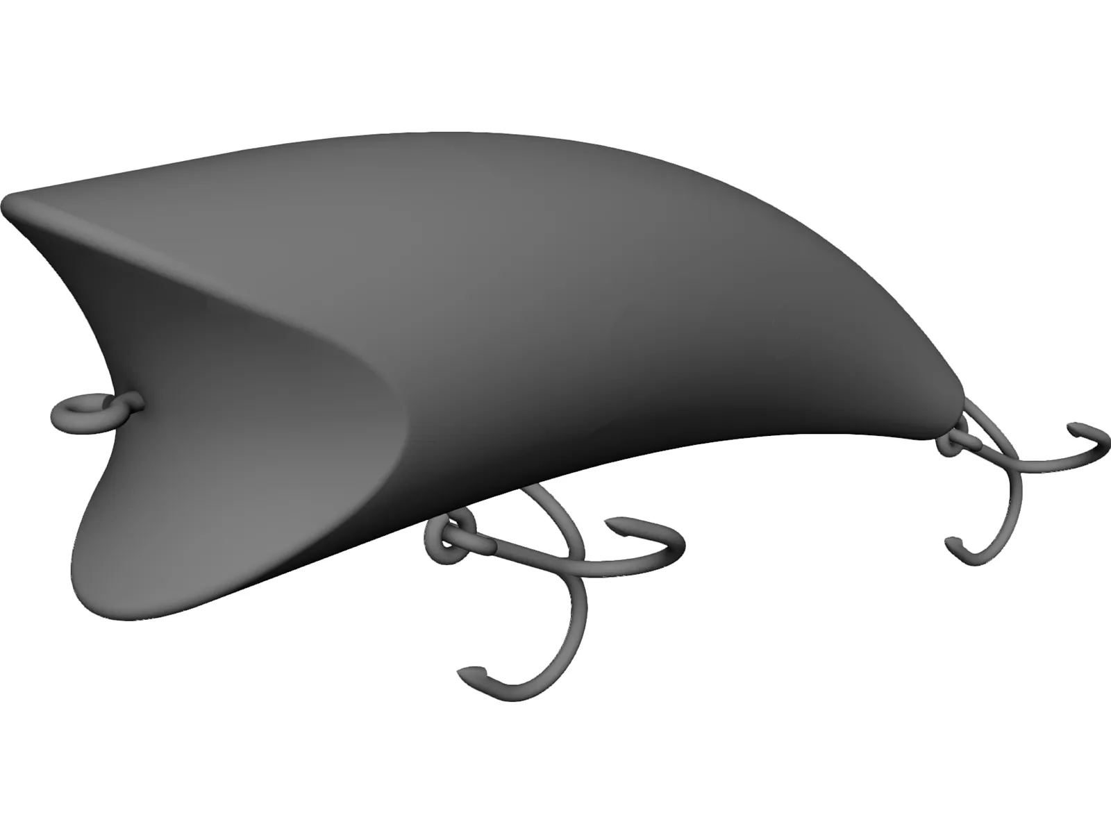 Fishing Lure 3D Model main preview