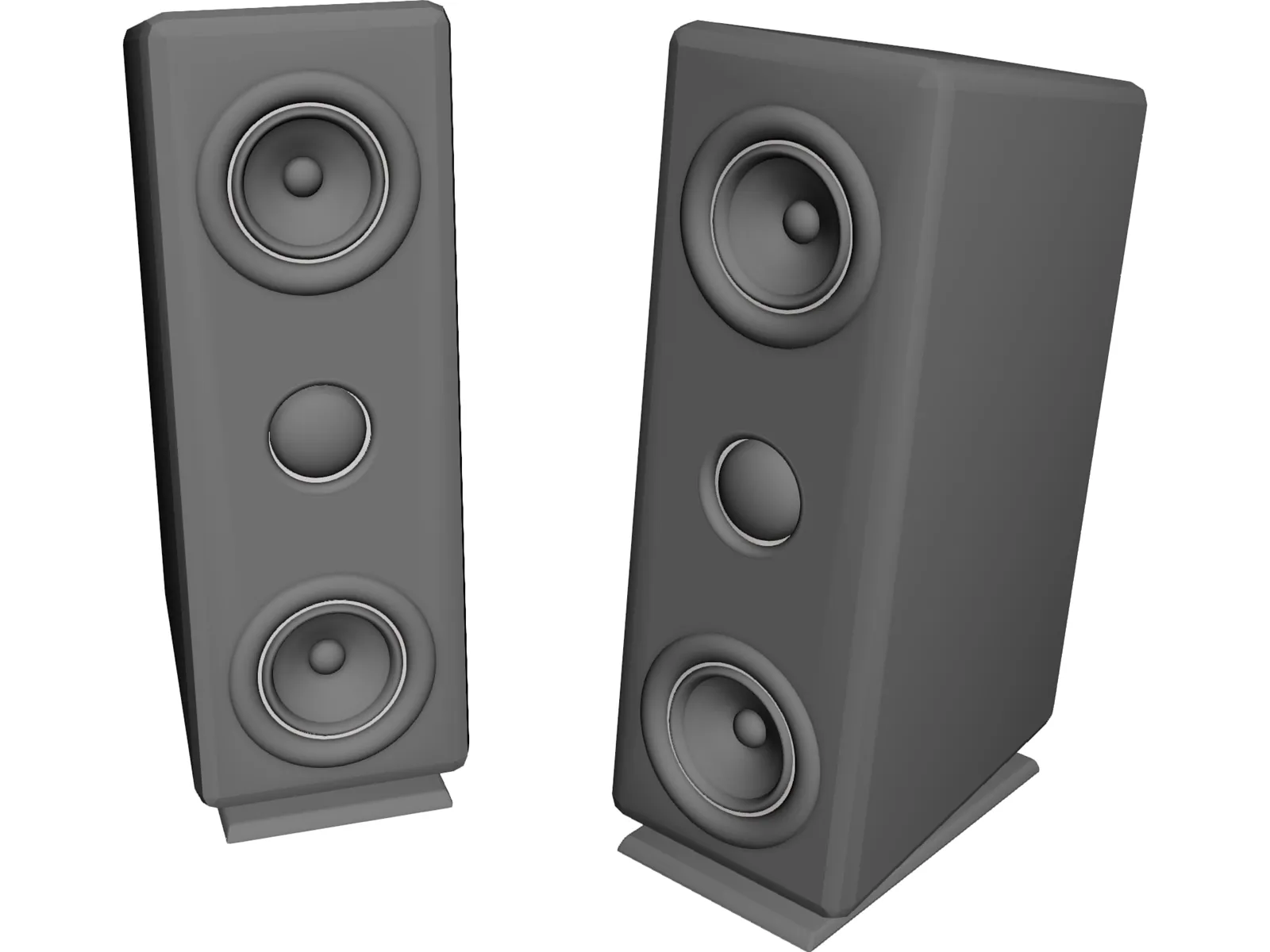 Creative Speakers 3D Model main preview