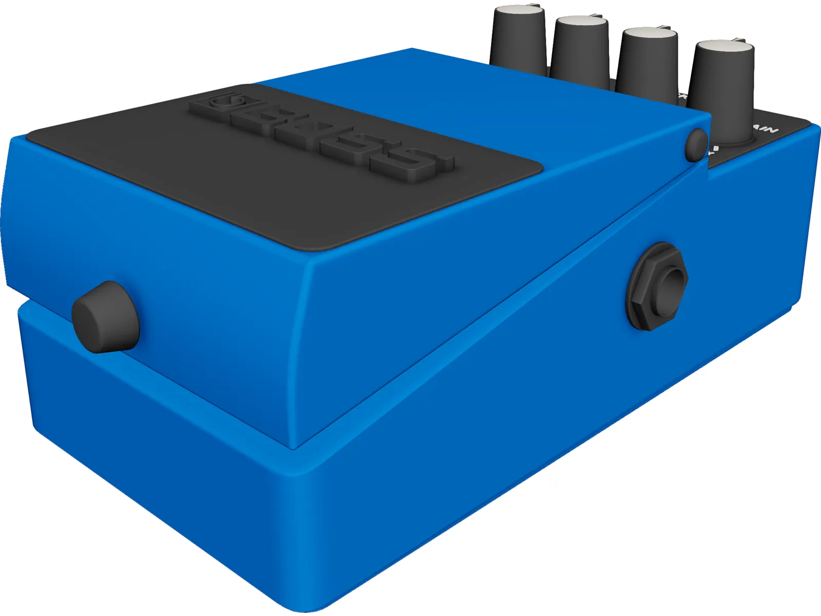 Boss CS3 Guitar Effects Pedal 3D Model main preview