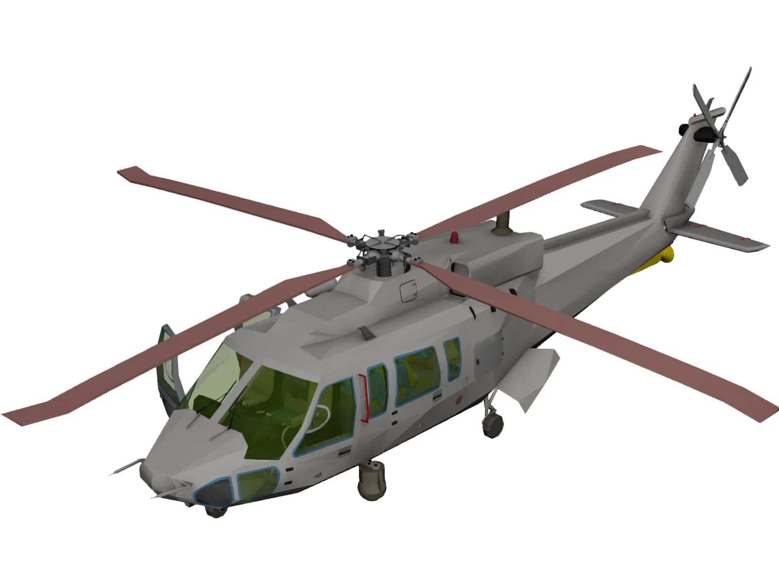 Sikorsky S-76C 3D Model main preview