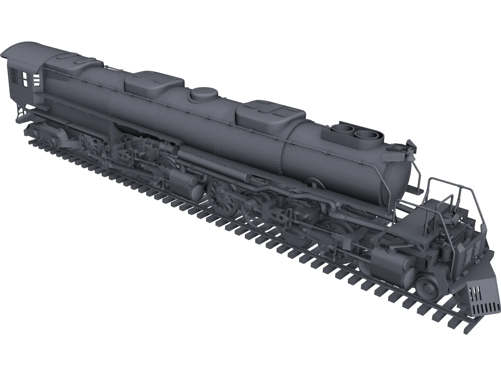 Union Pacific Big Boy 3D Model main preview