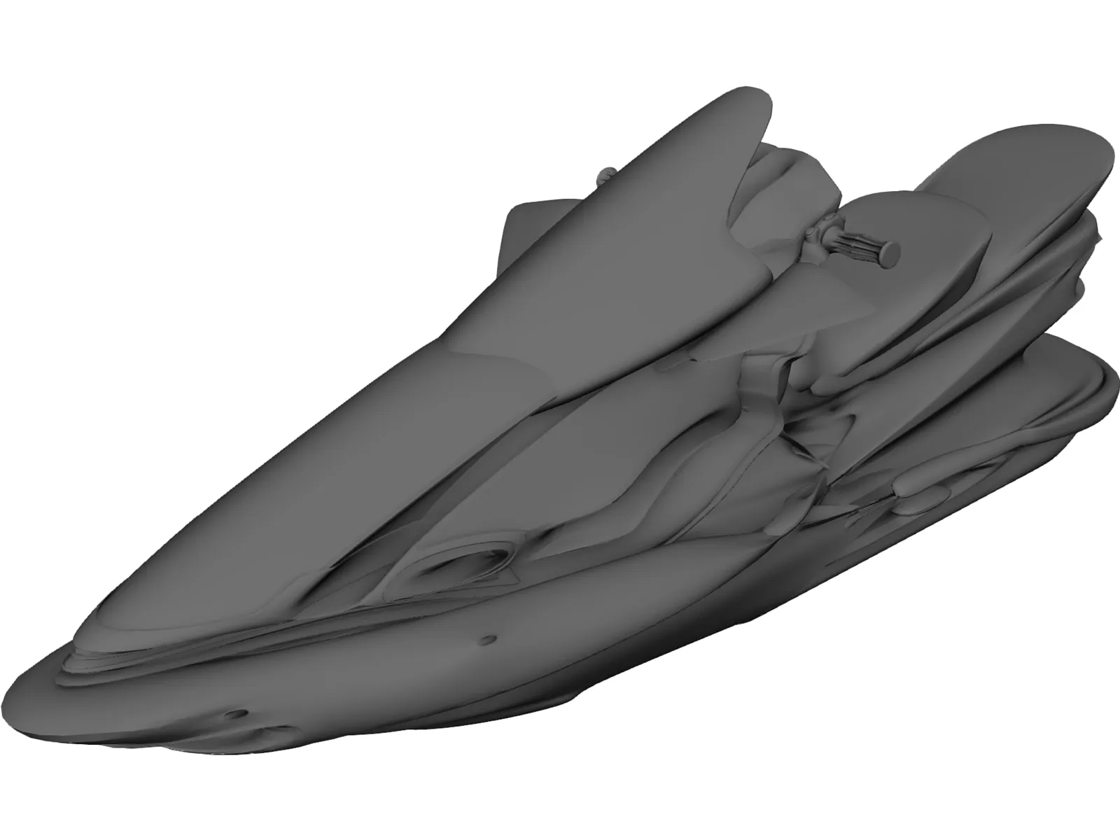 Jet Ski 3D Model main preview