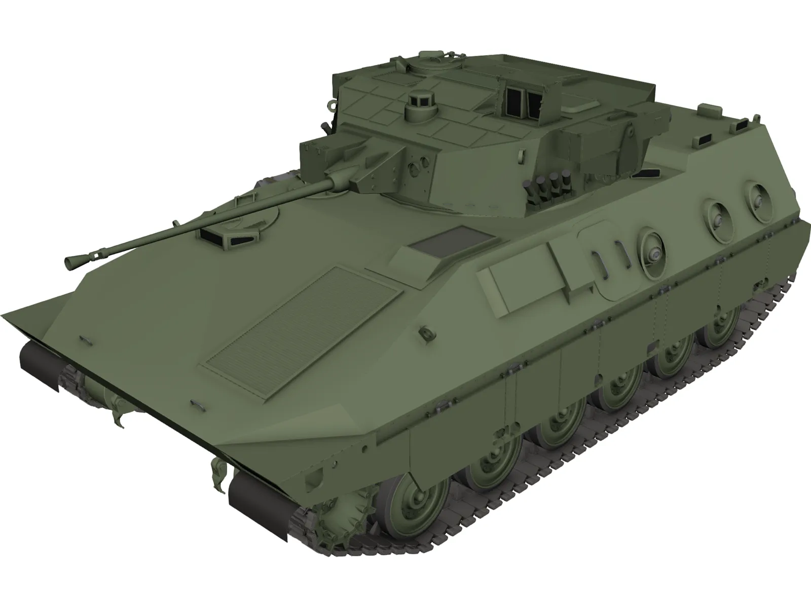 Mitsubishi Type 89 IFV 3D Model main preview