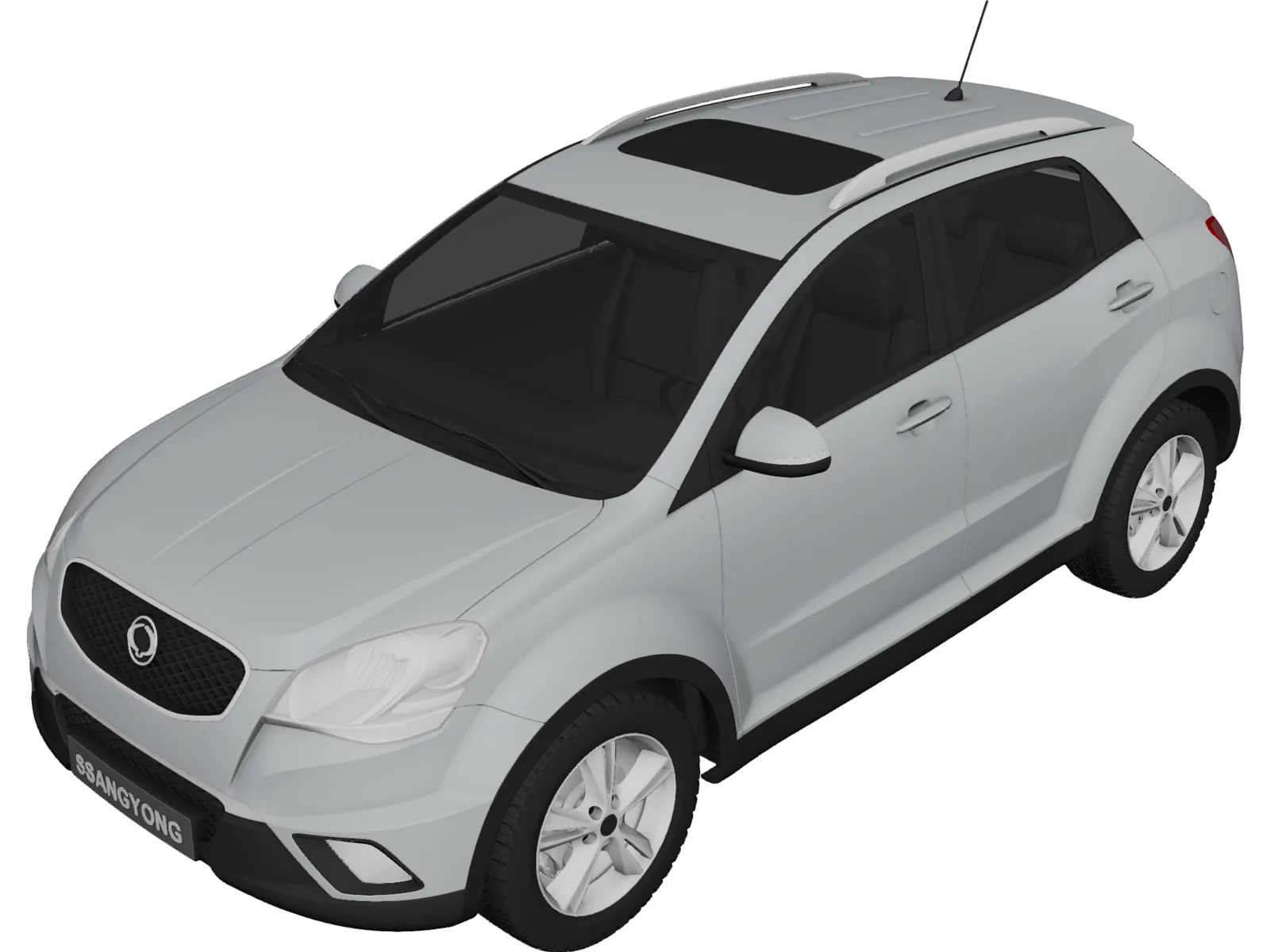 SsangYong Korando (2011) 3D Model main preview