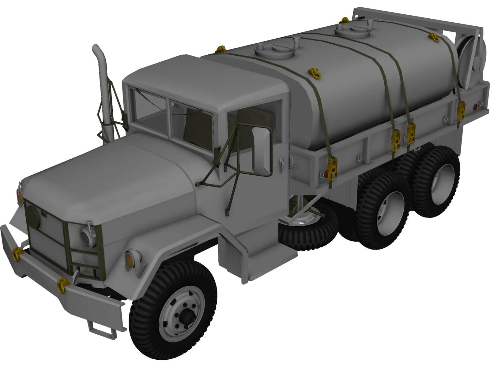 M35A2 3D Model main preview