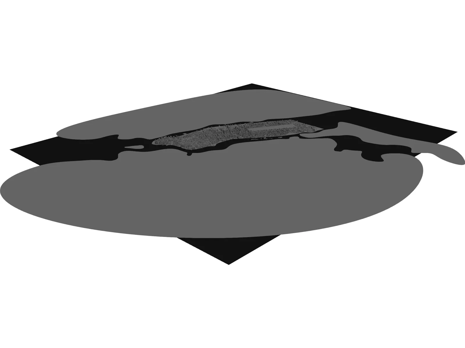Manhattan 3D Model main preview