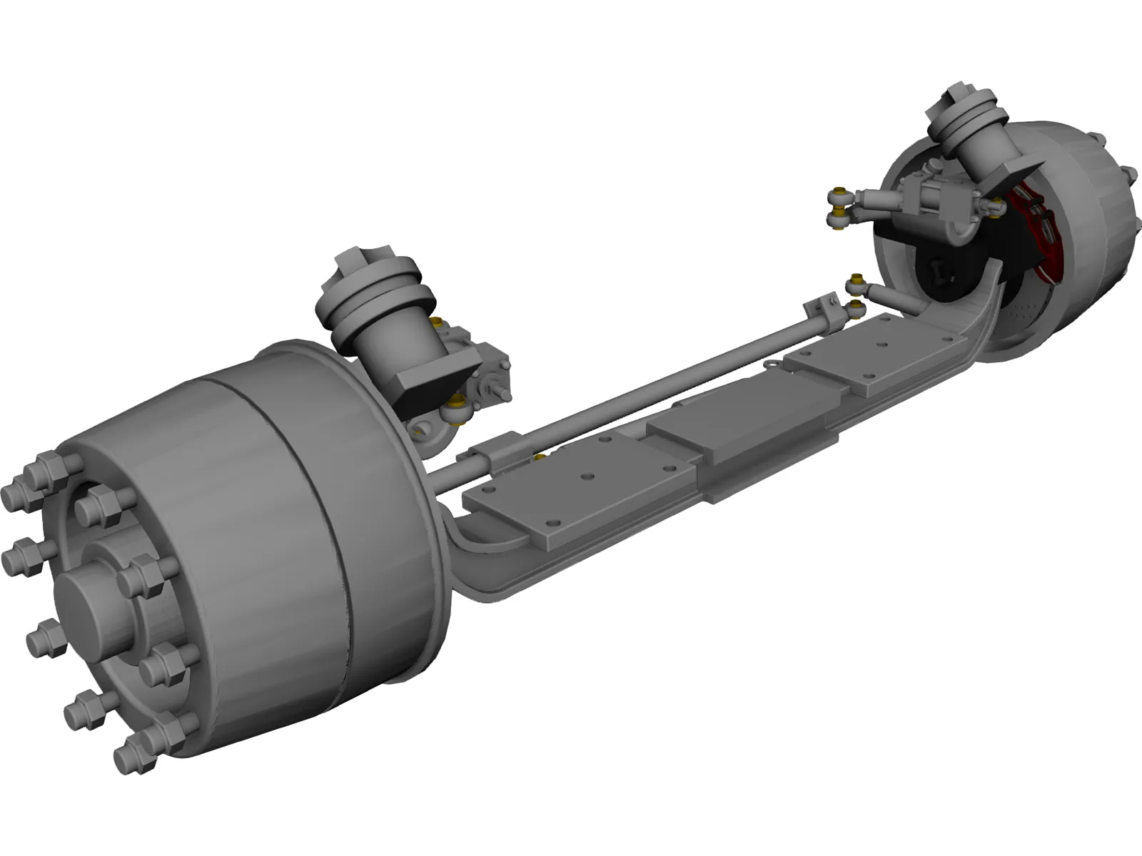 Crossmember 3D Model main preview