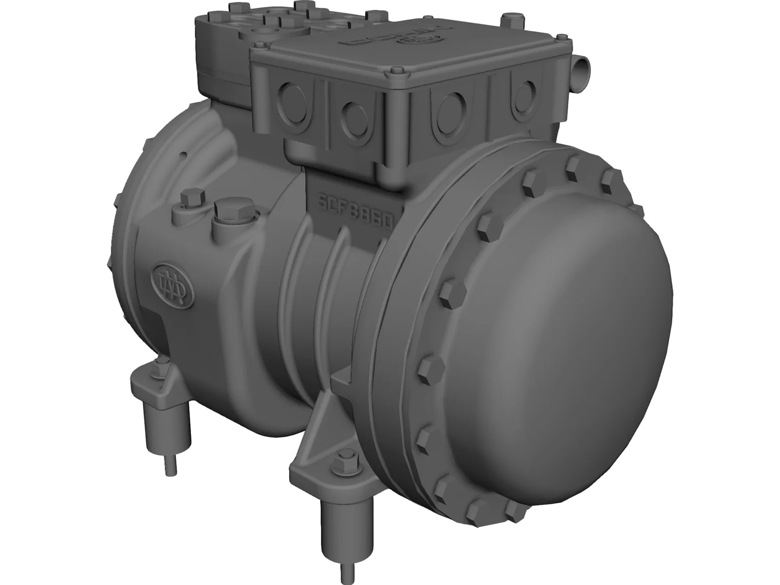 Dorin SE053 Compressor 3D Model main preview