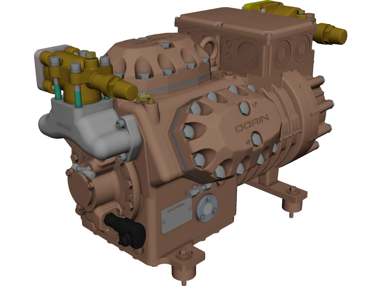 Dorin SE326 Compressor 3D Model main preview