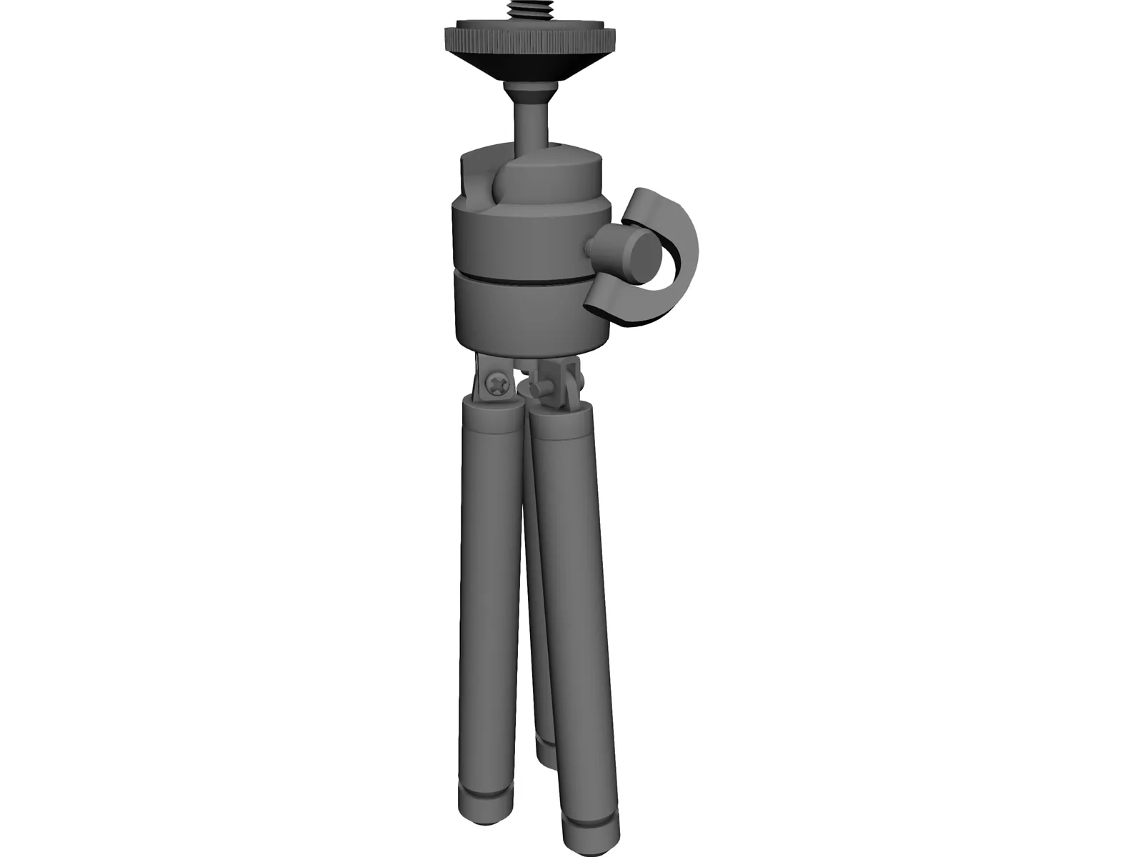 Mini Tripod Camera 3D Model main preview