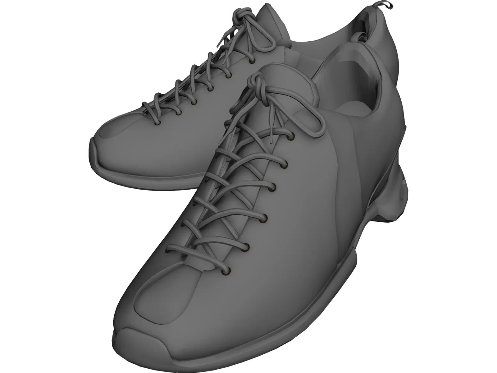 Sneakers Shoes 3D Model main preview