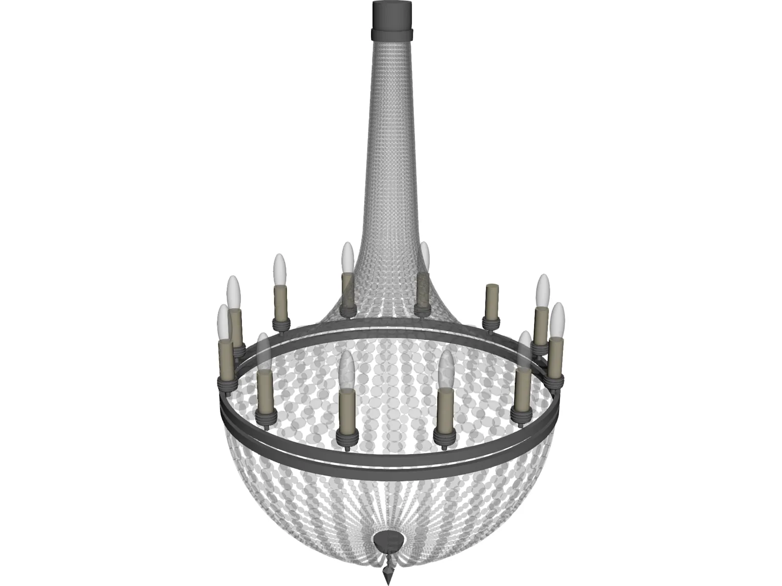 Chandelier 3D Model main preview