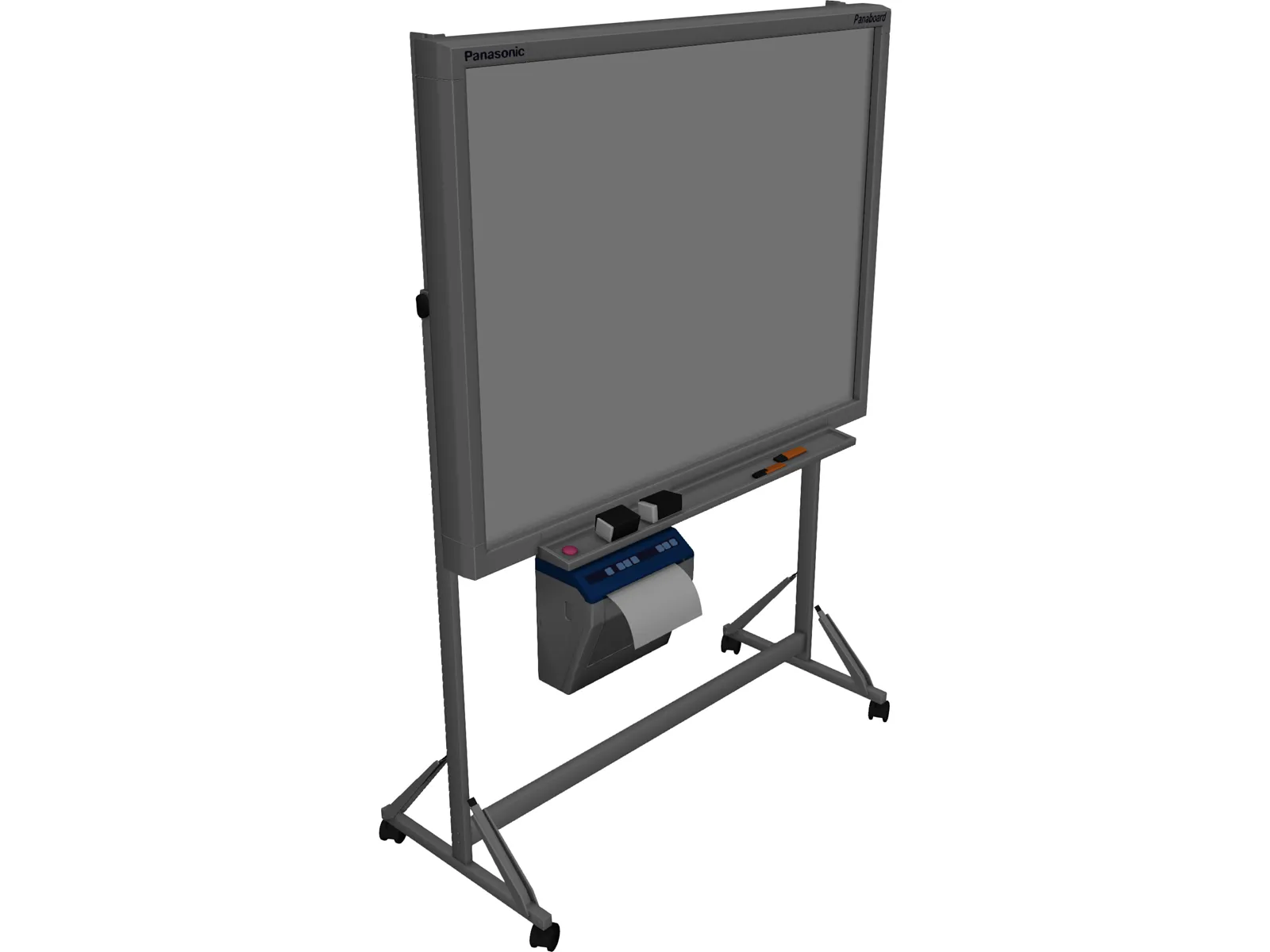 Stand Panasonic Panaboard 3D Model main preview