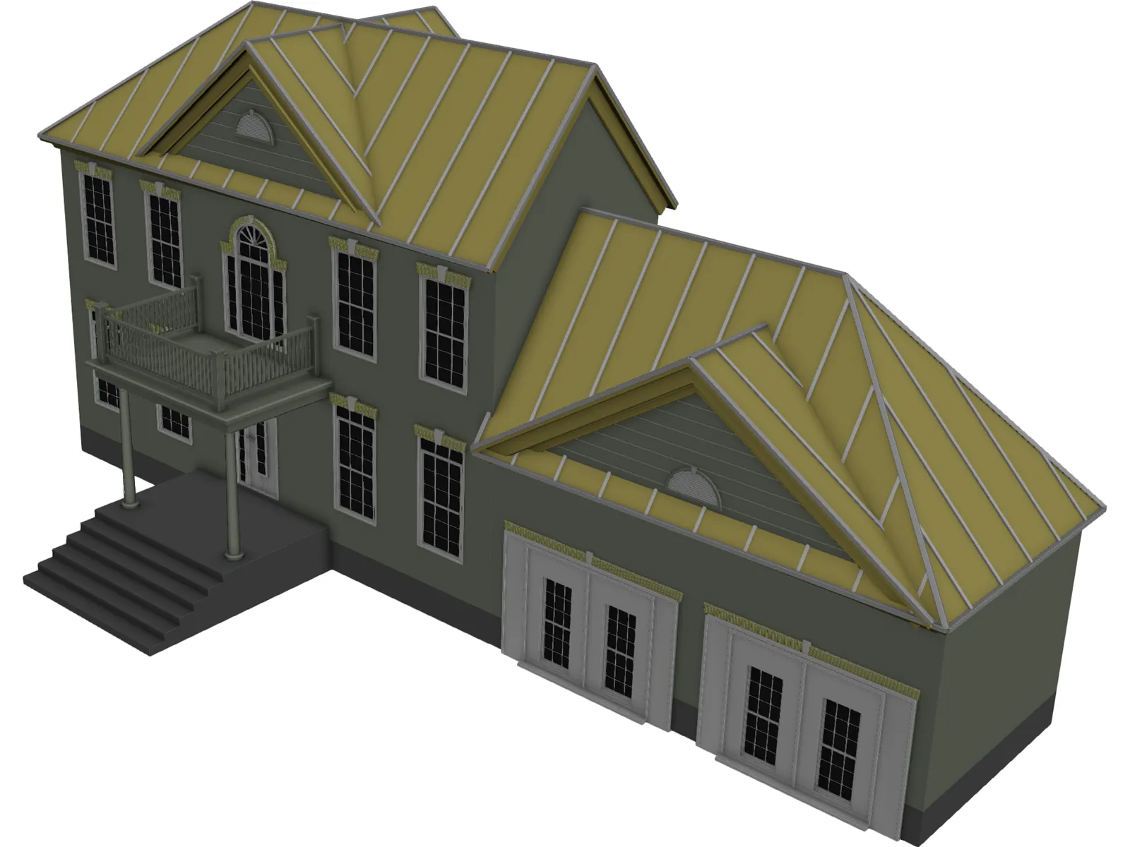 House 3D Model main preview