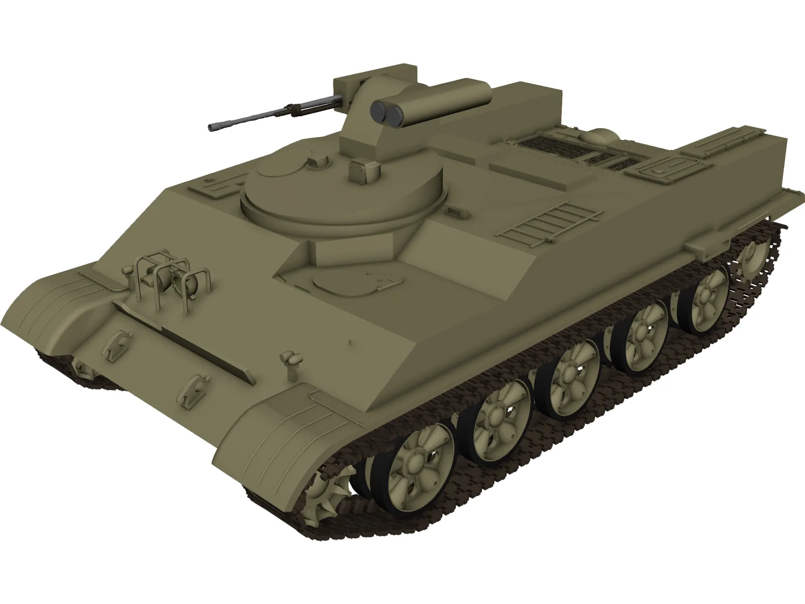 BTR-T 3D Model main preview