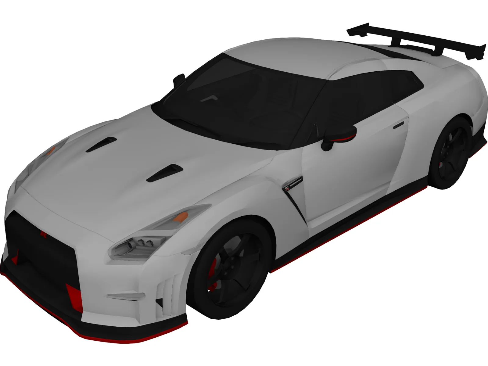 Nissan GT-R Nismo (2015) 3D Model main preview