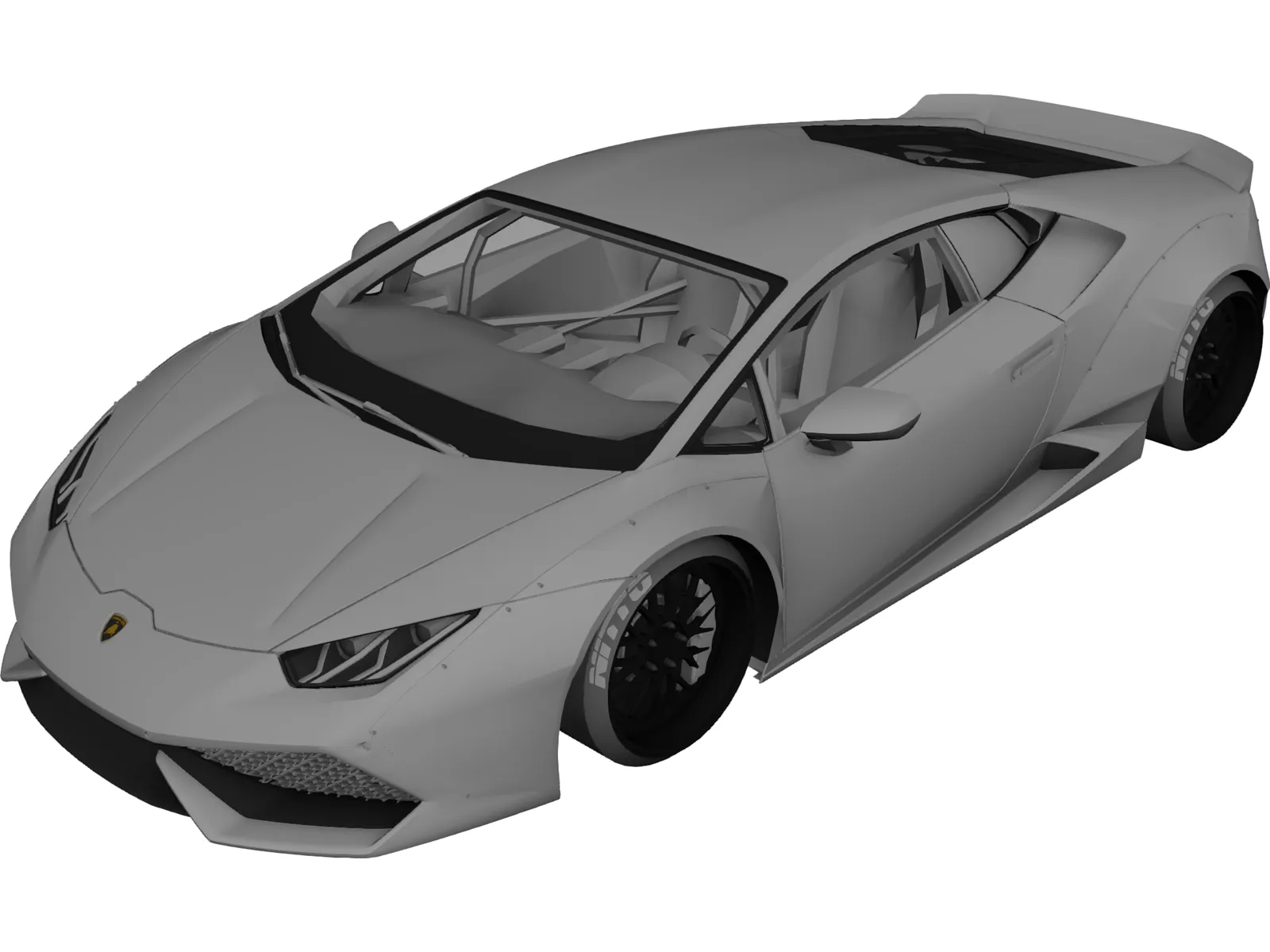 Lamborghini Huracan GT 3D Model main preview