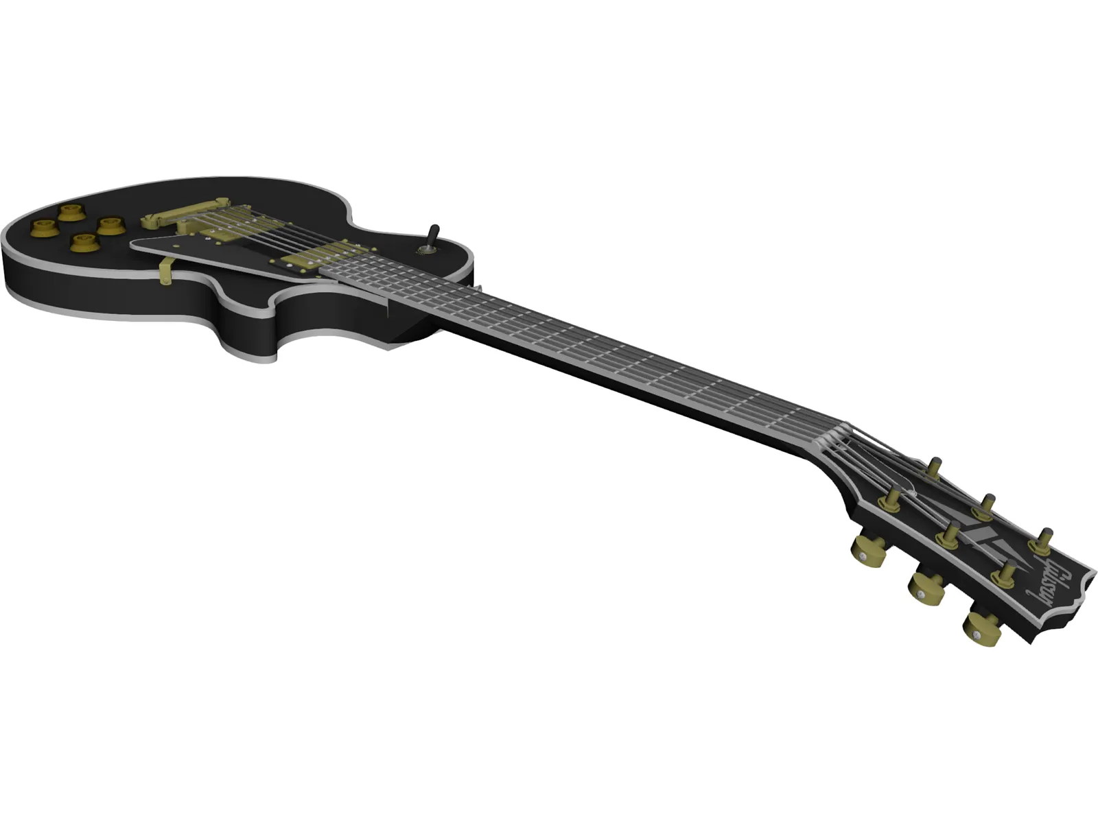 Gibson Les Paul 3D Model main preview