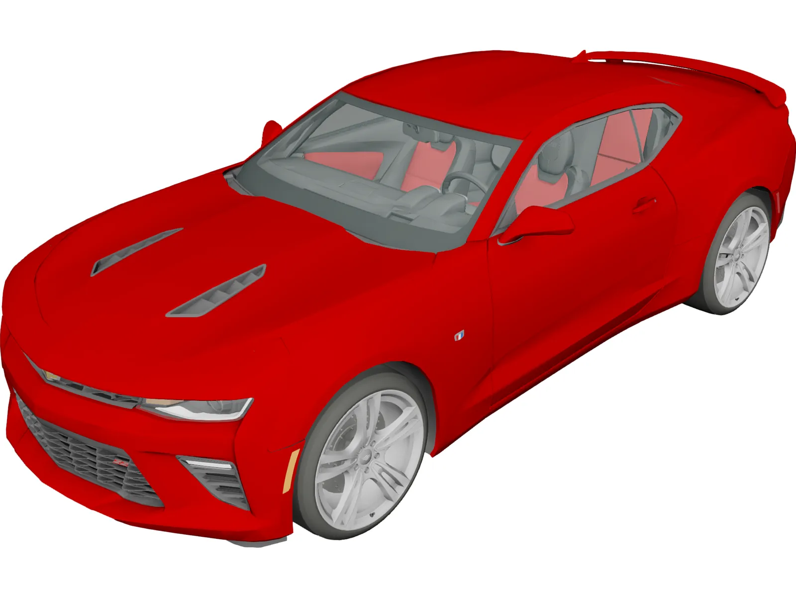 Chevrolet Camaro SS (2016) 3D Model main preview