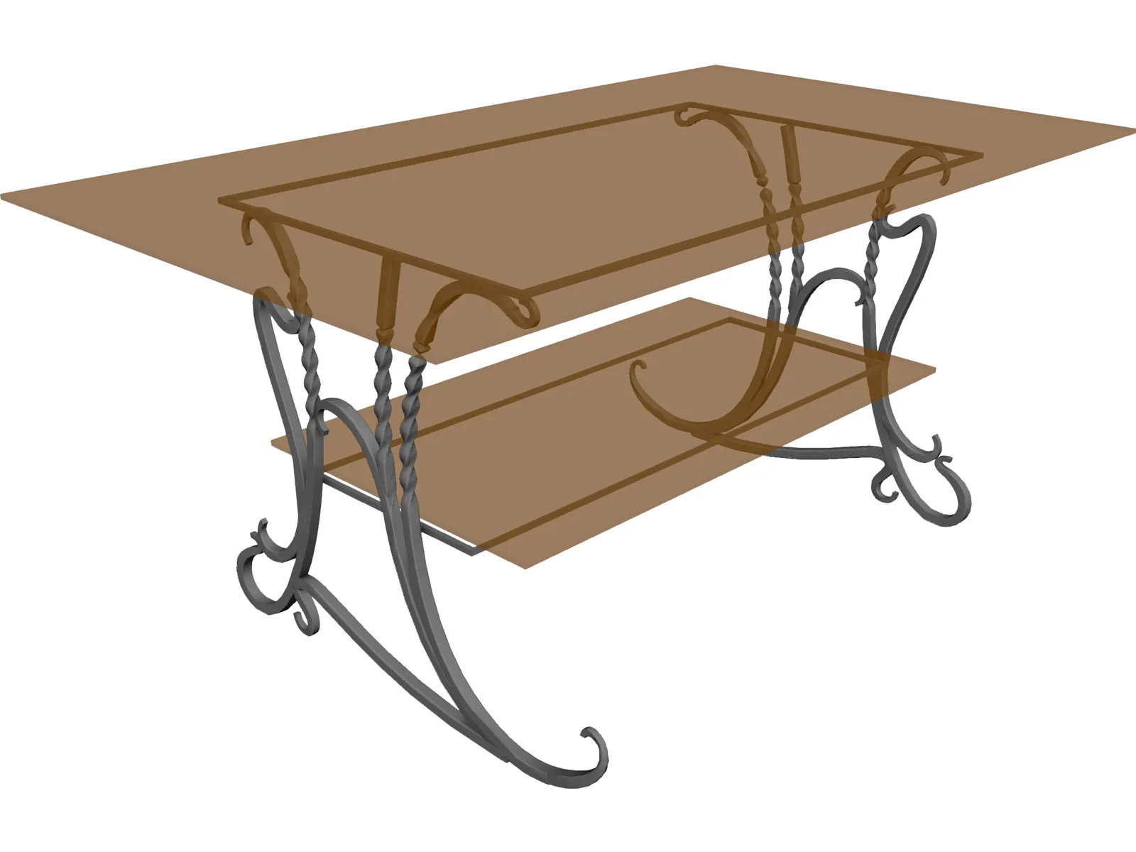 Table 3D Model main preview