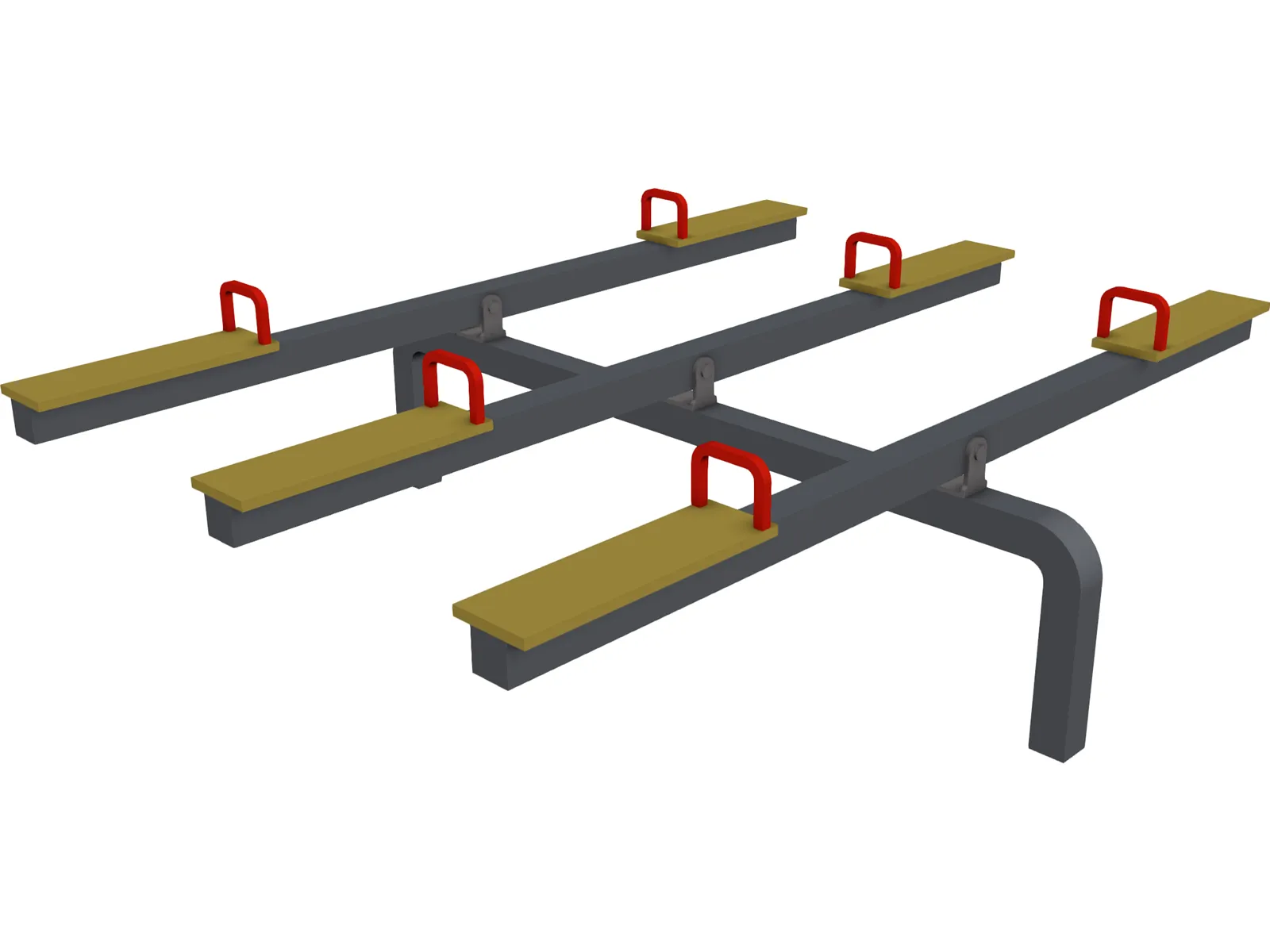 Teeter Totter 3D Model main preview