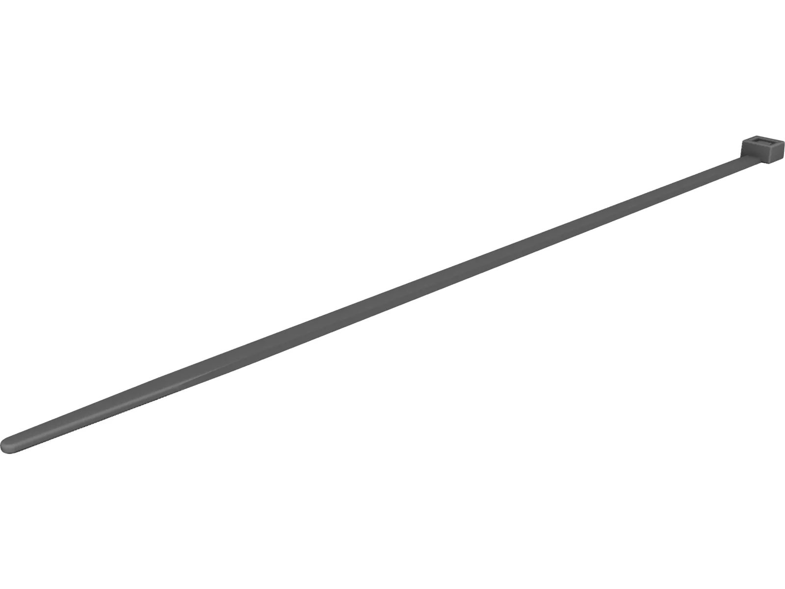 Tie Wrap 3D Model main preview