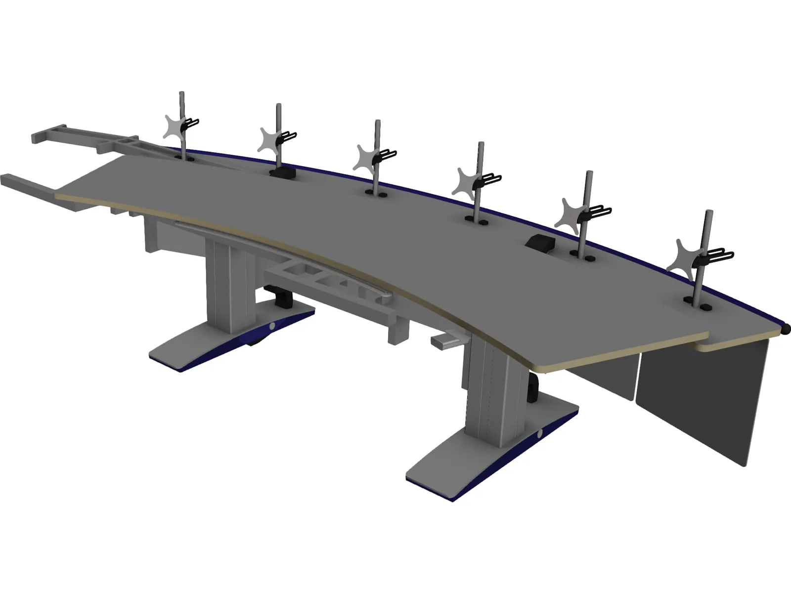 Raised 10cm Clean 3D Model main preview