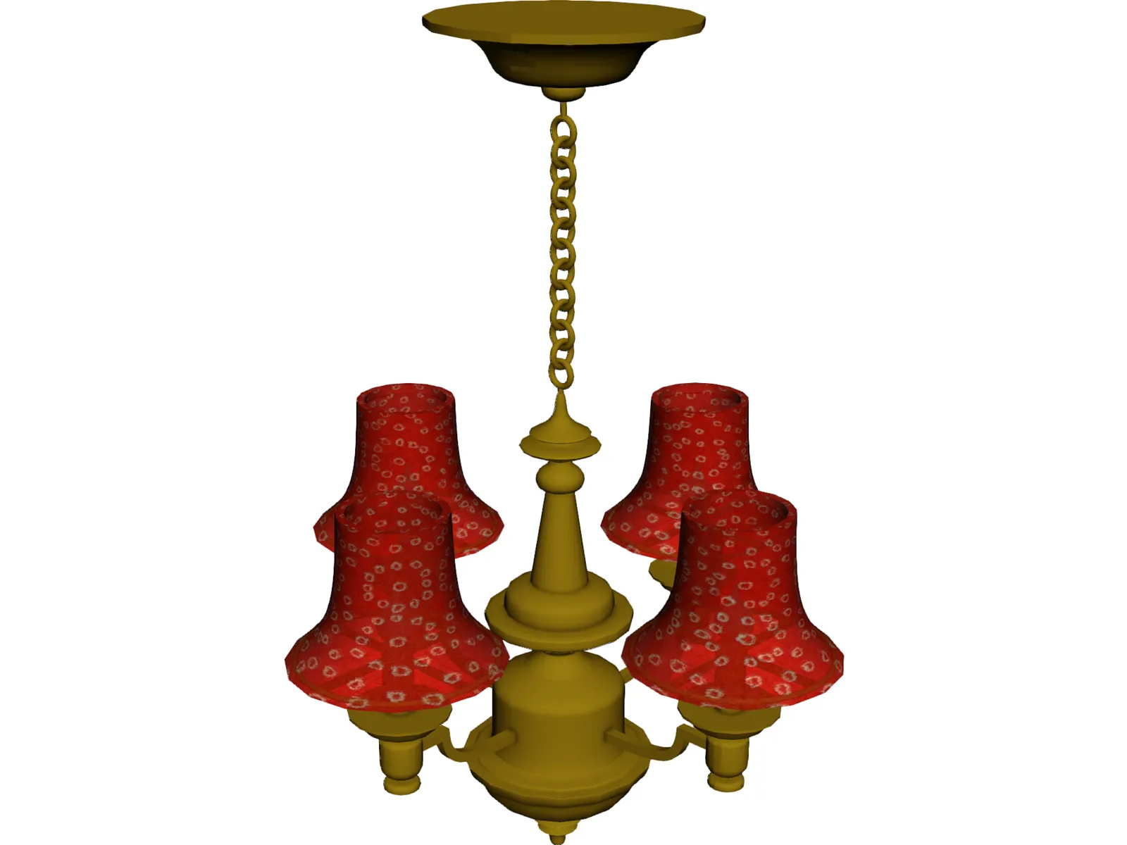 Ceiling Lamp 3D Model main preview