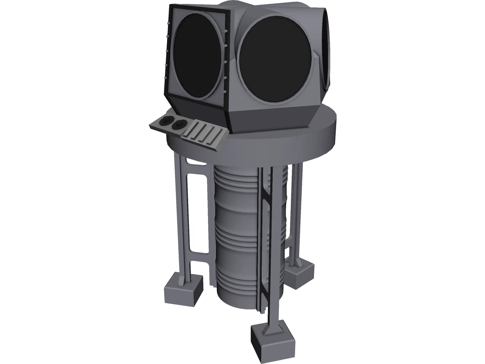 Time Visualiser 3D Model main preview