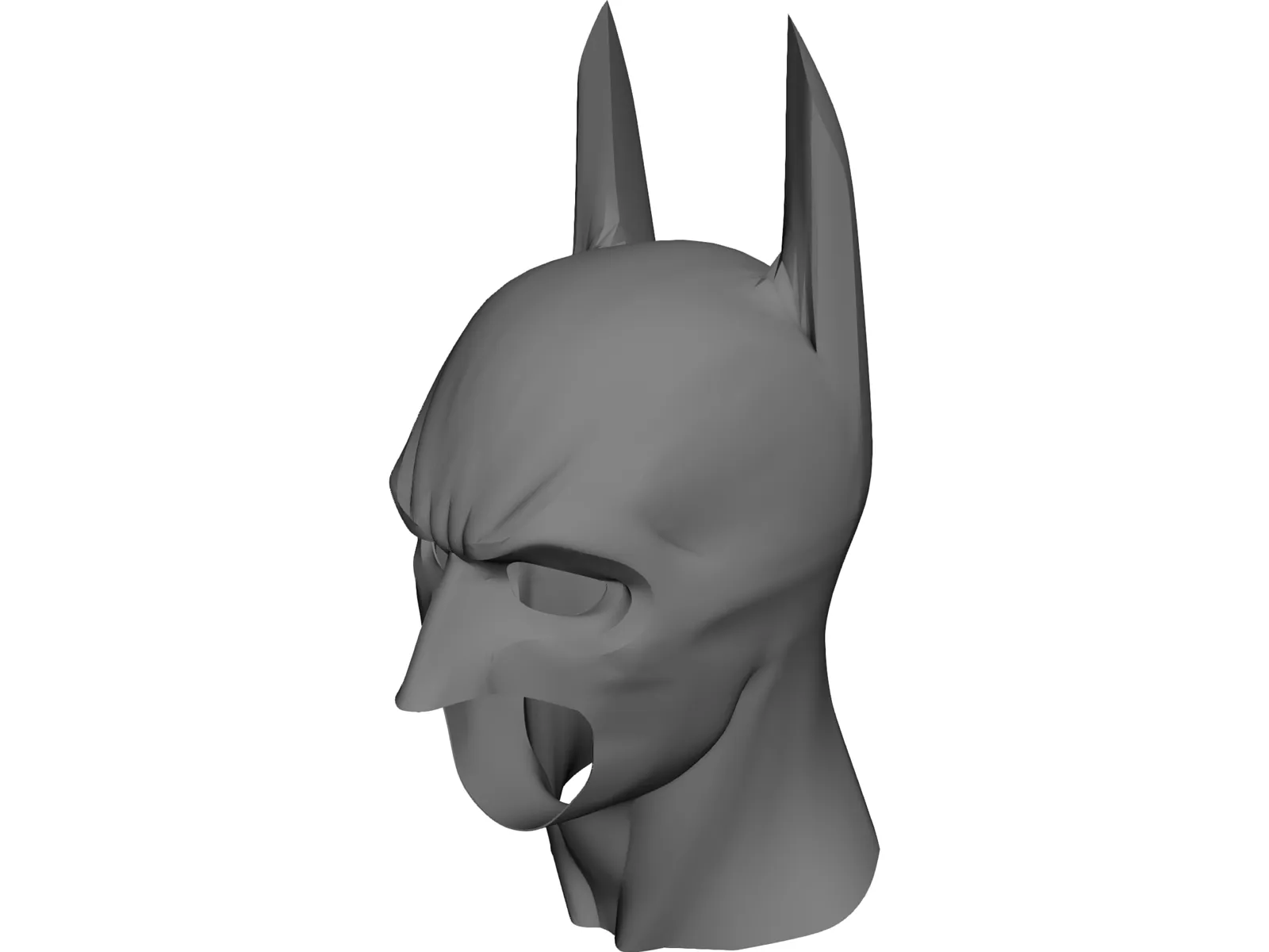Batman Mask 3D Model main preview
