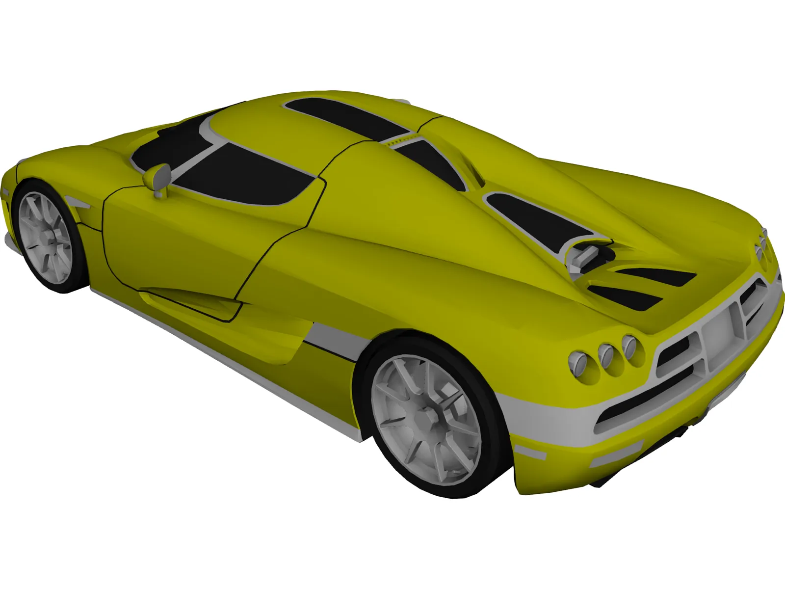Koenigsegg CCX 3D Model main preview