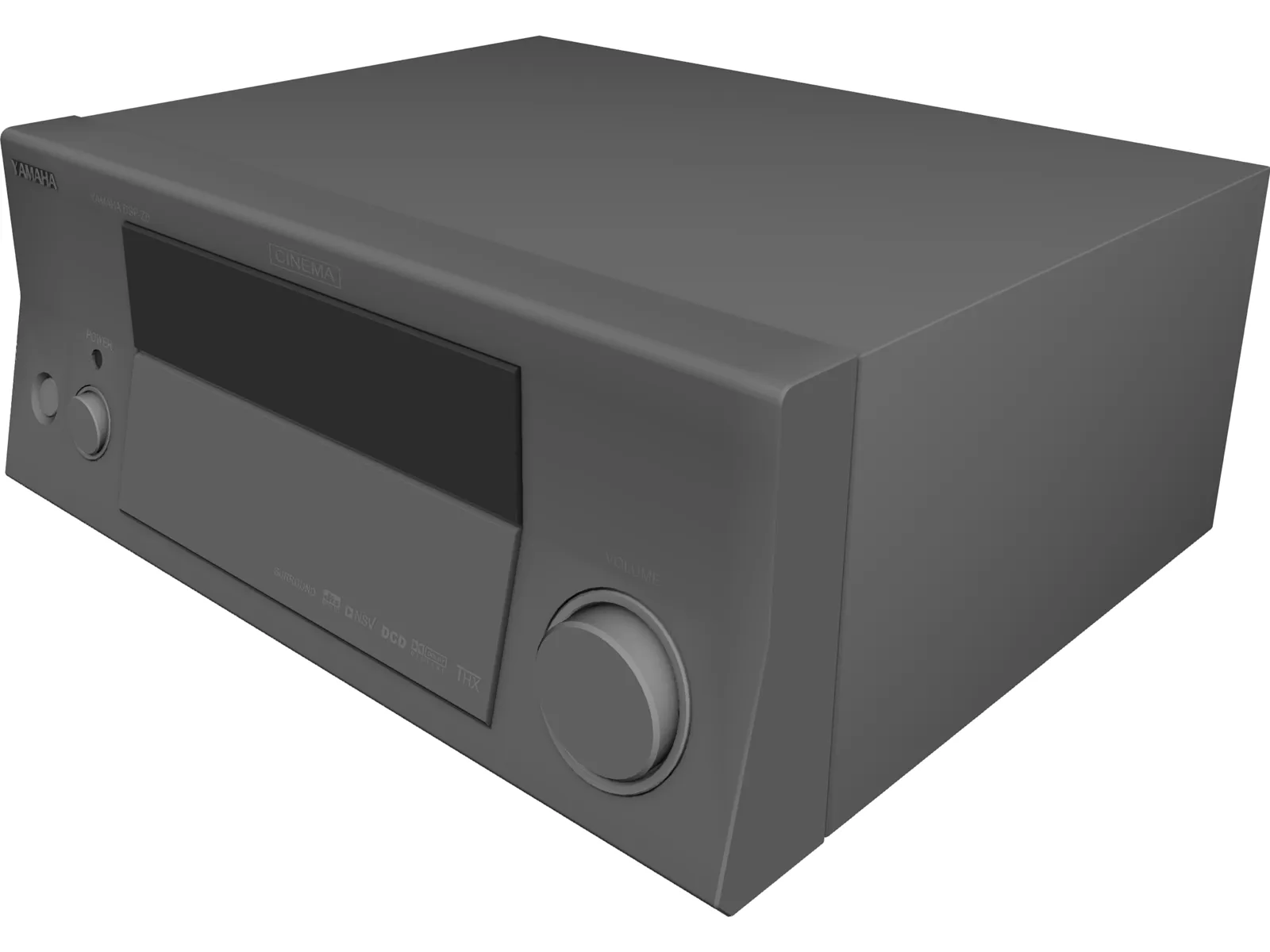 Yamaha Amplifier 3D Model main preview