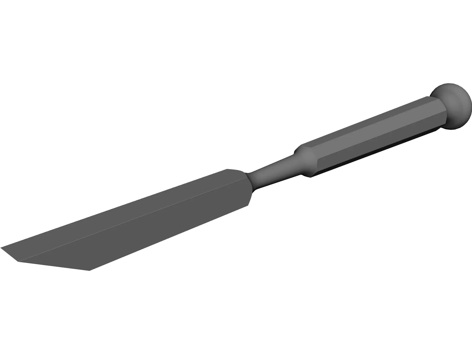 Chisel 3D Model main preview