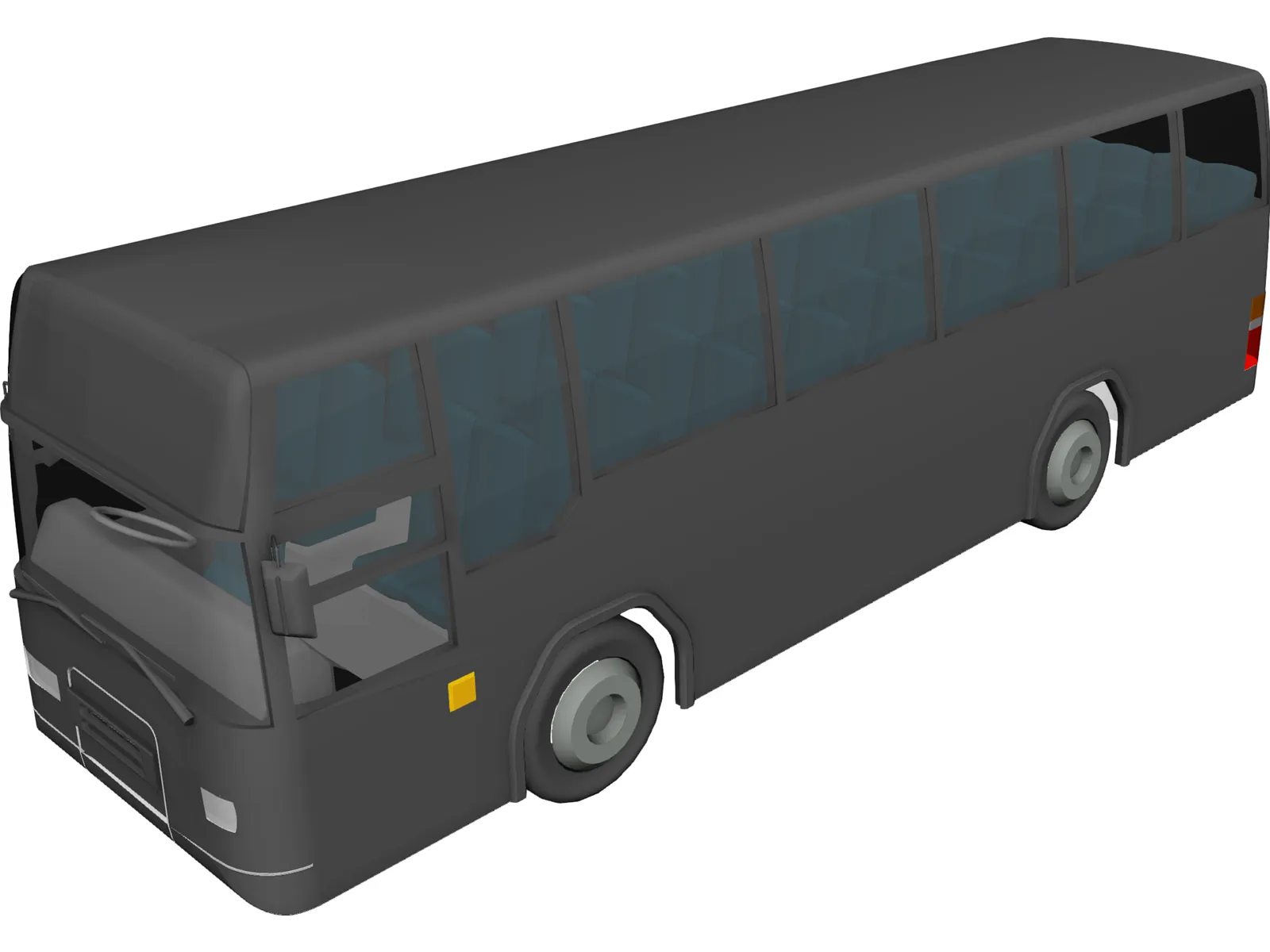 Bus 3D Model main preview