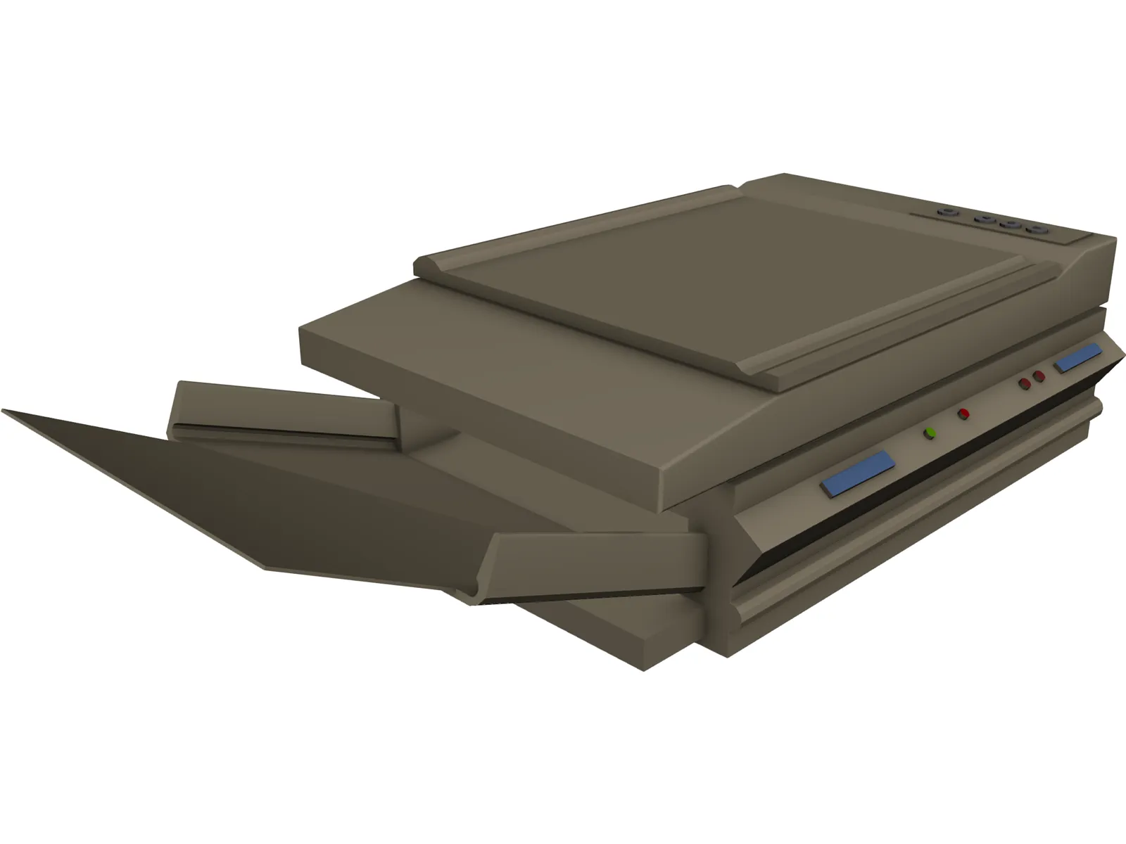 Laser Copy Machine 3D Model main preview