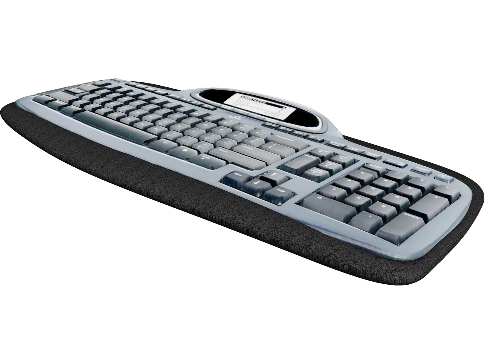 Logitech MX5000 Keyboard 3D Model main preview