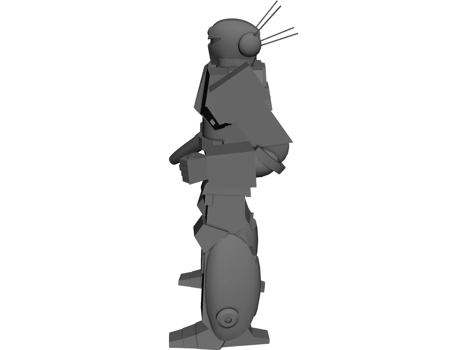 Wasp 3D Model main preview