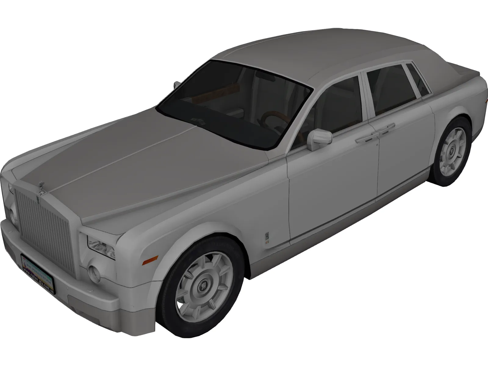 Rolls-Royce Phantom (2003) 3D Model main preview