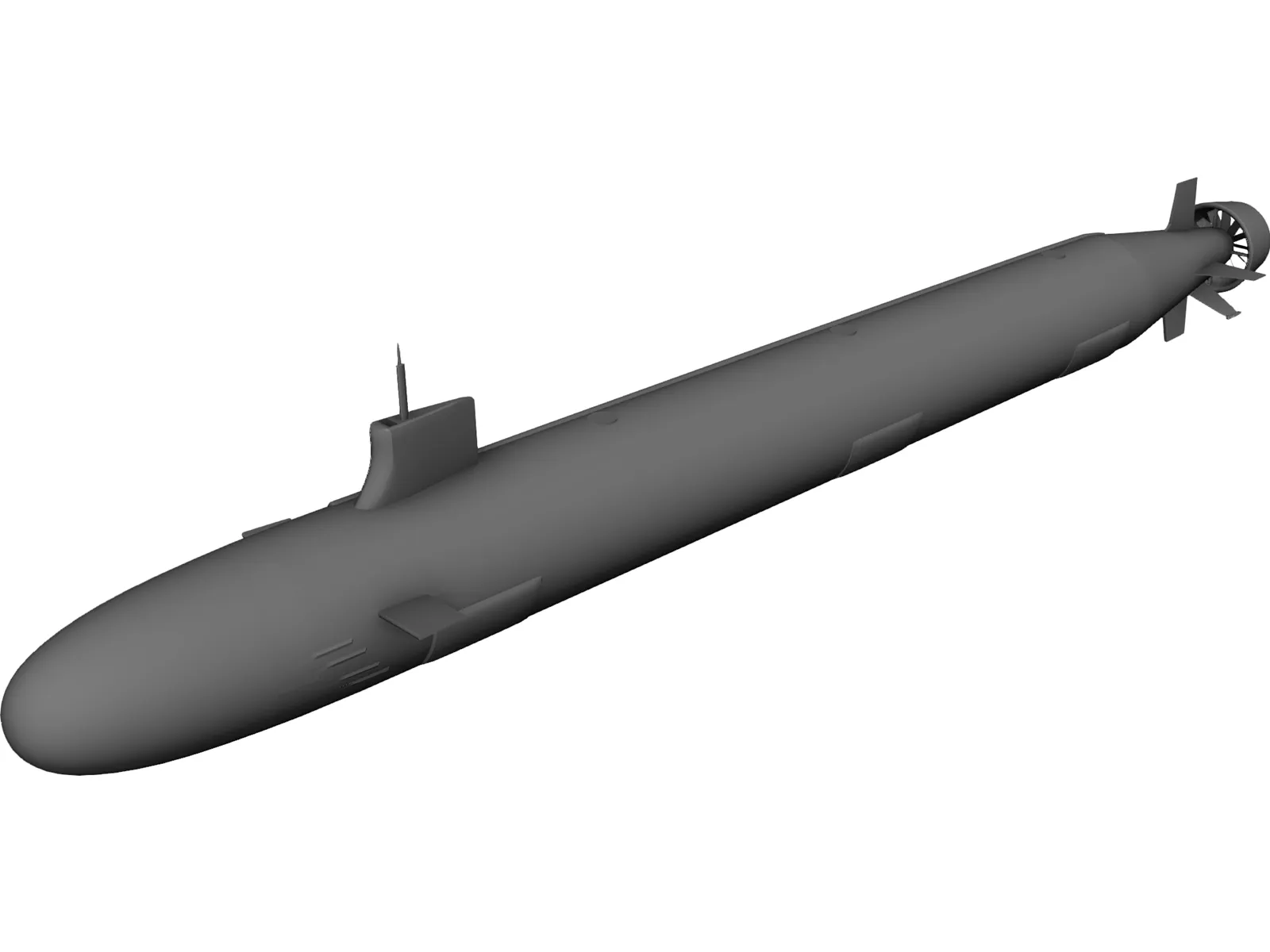 SSN 23 Jimmy Carter 3D Model main preview
