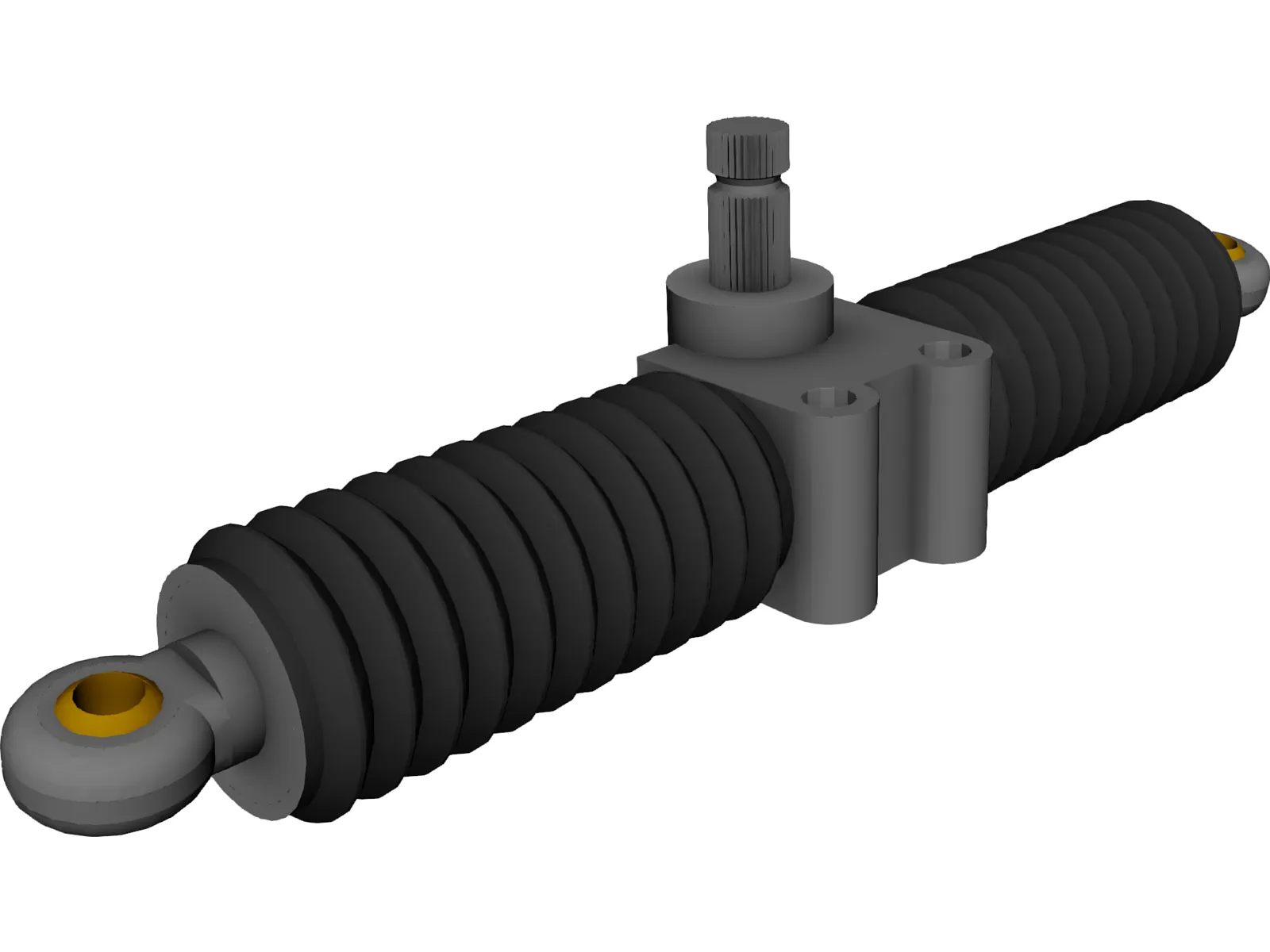 Steering Rack 3D Model main preview