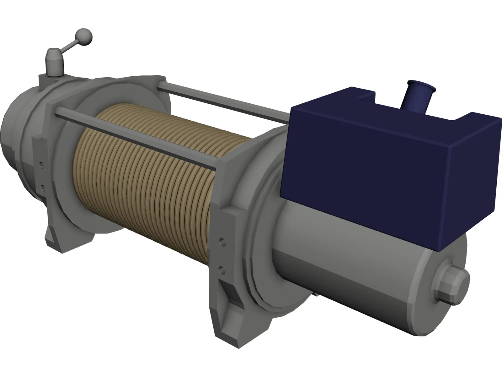 Warn PN66032 Winch 3D Model main preview